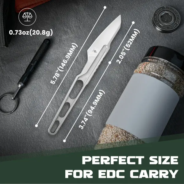 Kizer Scuttler EDC Neck Knife Torbé Design