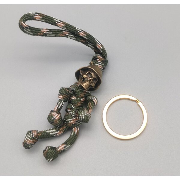 Camo Skull Trooper Bead Lanyard mit Schlüsselring