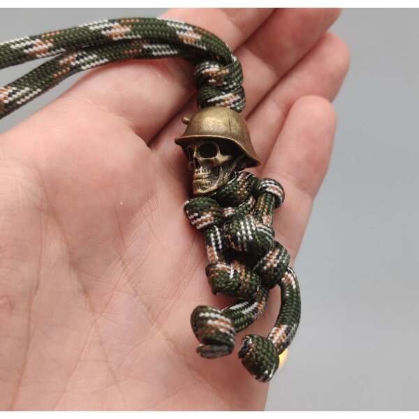 Camo Skull Trooper Bead Lanyard mit Schlüsselring