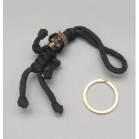 Black Skull Trooper Lanyard Bead mit Schl&uuml;sselring