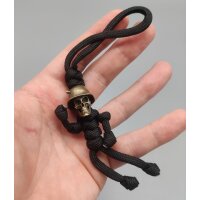 Black Skull Trooper Lanyard Bead mit Schlüsselring
