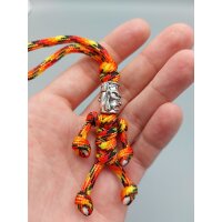 Moai Bead mit Lanyard und Schlüsselring EDC Every...