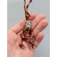 Moai Bead mit Lanyard und Schlüsselring EDC Every...