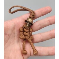 Brown Skull Trooper Bead Lanyard mit Schlüsselring...