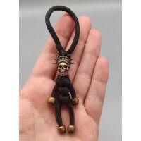Black Liberty Statue Lanyard Bead Paracord