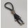 Black Liberty Statue Lanyard Bead Paracord