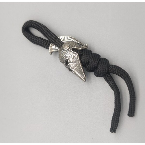 Silver Spartiat Lanyard Bead Sparta Paracord aus Messing