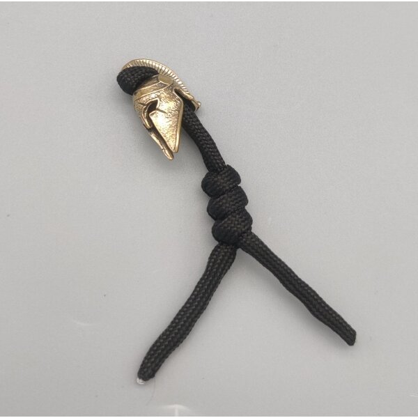 Golden Spartiat Lanyard Bead Sparta Paracord aus Messing