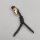 Golden Spartiat Lanyard Bead Sparta Paracord aus Messing