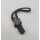 Black Samurai Lanyard Bead Paracord aus Messing