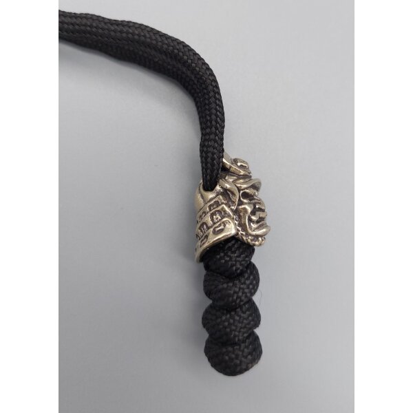 Silver Samurai Lanyard Bead Paracord aus Messing