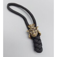 Golden Samurai Lanyard Bead Paracord aus Messing Gold Yellow