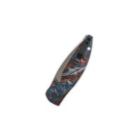QSP Knife Turtle Punk 14C28N champagne ceramic coated...