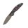 QSP Knife Turtle Punk 14C28N champagne ceramic coated Stahl G10 Griff QS158-A2