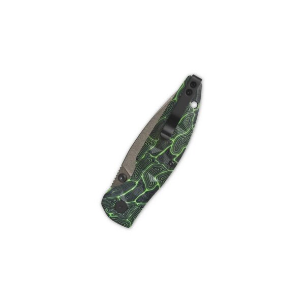 QSP Knife Turtle Punk 14C28N champagne ceramic coated Stahl G10 Griff QS158-C2