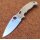 Spyderco Manix 2 XL CPM-CruWear Stahl Ball Bearing Lock & Canvas Micarta Griff  Made in USA 01SP1257
