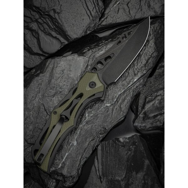 Civivi Biophase Button Lock Flipper C23083C-2 OD Green Nitro-V