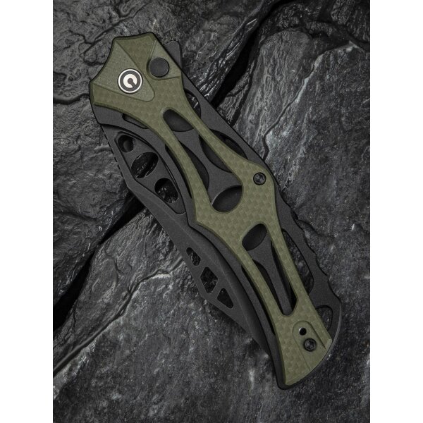 Civivi Biophase Button Lock Flipper C23083C-2 OD Green Nitro-V