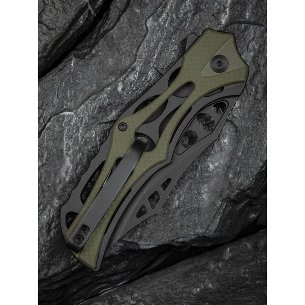 Civivi Biophase Button Lock Flipper C23083C-2 OD Green Nitro-V