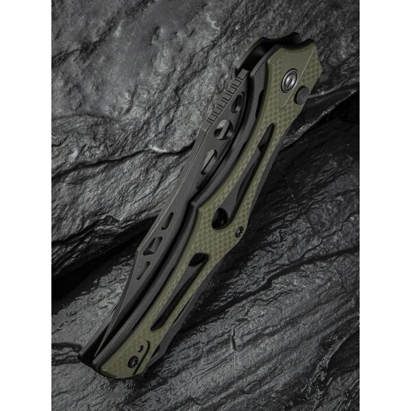 Civivi Biophase Button Lock Flipper C23083C-2 OD Green Nitro-V