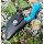 Cudeman PYRANA Opus Design 184-JA Böhler N-695 Stahl Skinner mit Juma Griff in Blau
