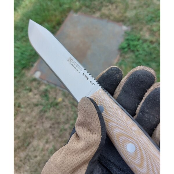 Joker Nomad 6.5 Canvas Micarta N695 Stahl Kydexscheide Feuerstarter Special Edition