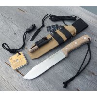 Joker Nomad 6.5 Canvas Micarta N695 Stahl Kydexscheide...