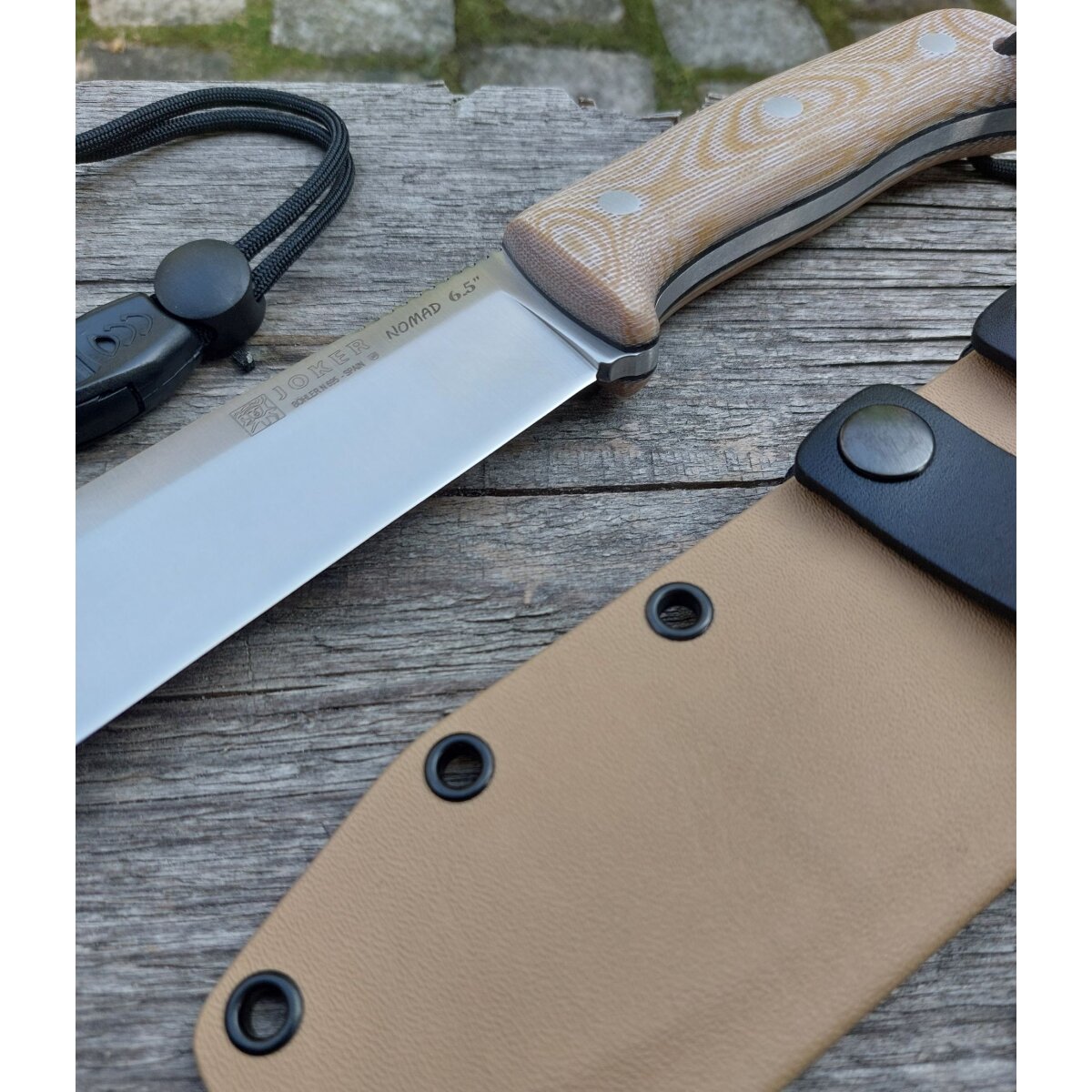 Joker Nomad 6.5 Canvas Micarta N695 Stahl Kydexscheide Special  