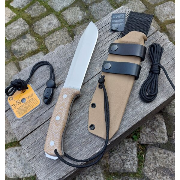 Joker Nomad 6.5 Canvas Micarta N695 Stahl Kydexscheide Special Edition
