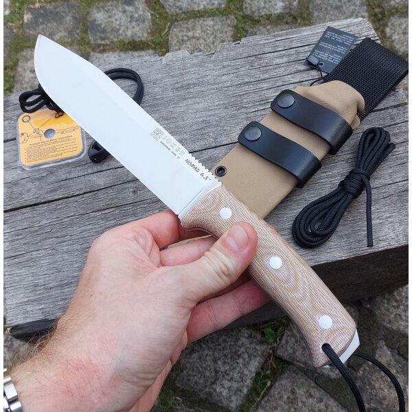 Joker Nomad 6.5 Canvas Micarta N695 Stahl Kydexscheide Special Edition