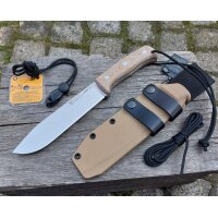 Joker Nomad 6.5 Canvas Micarta N695 Stahl Kydexscheide...