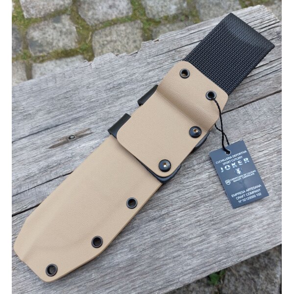 Kydexscheide desert sand coyote für Joker Nomad 6.5 Kydex Scheide