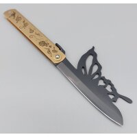 Higonokami Papilio Friction Folder Black Aogami Warikomi...