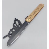 Higonokami Papilio Friction Folder Black Aogami Warikomi...