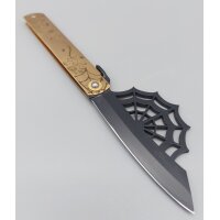 Higonokami Aranea Friction Folder Black Aogami Warikomi...