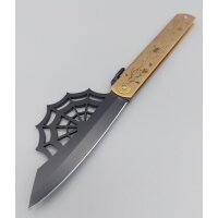 Higonokami Aranea Friction Folder Black Aogami Warikomi...