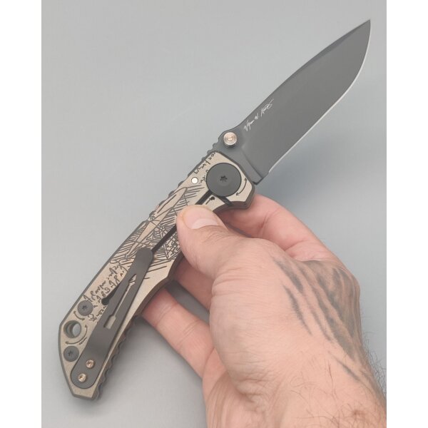 Spartan Blades SF5 Custom Magna Cut Harsey Folder - DiVinci 2023
