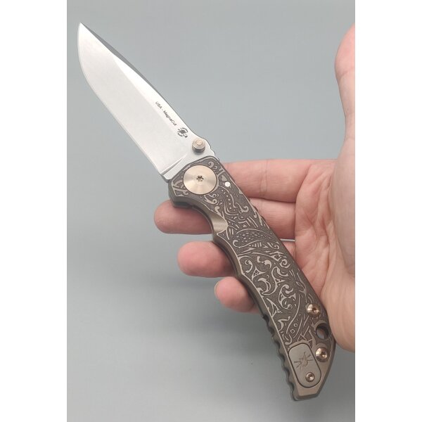 Spartan Blades SF5 Custom Magna Cut Harsey Folder - Relic USA Made