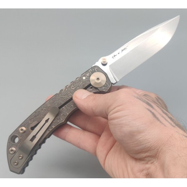 Spartan Blades SF5 Custom Magna Cut Harsey Folder - Relic USA Made