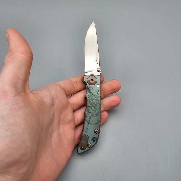 Spartan Blades SF10 Magnacut Stahl Harsey Folder - Compass