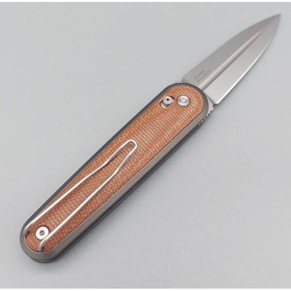 SRM Knives Zeros 251M-MN Ambi Lock Folder N690 Stahl Micarta