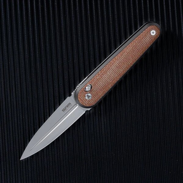SRM Knives Zeros 251M-MN Ambi Lock Folder N690 Stahl Micarta