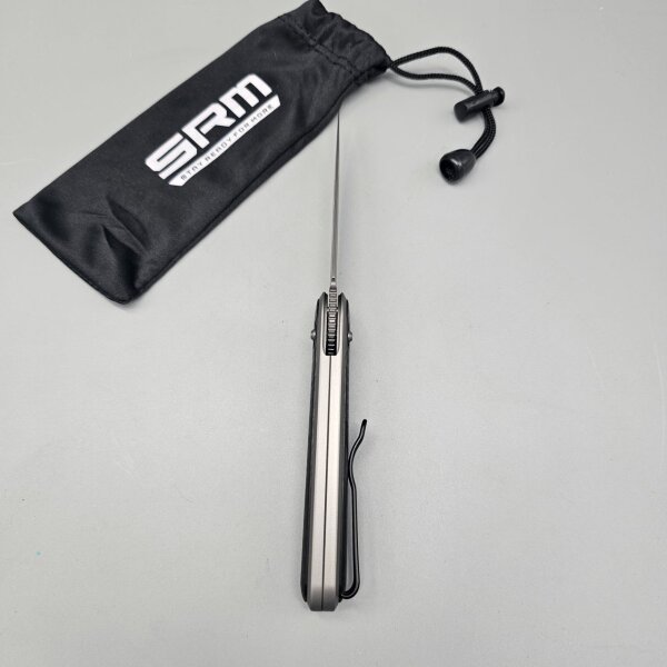 SRM Knives Zeros 251M-GB Ambi Lock Folder N690 Stahl G10 / Carbon