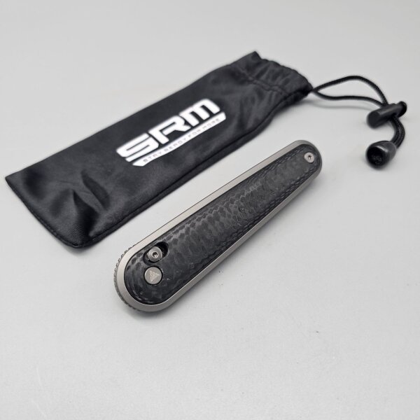 SRM Knives Zeros 251M-GB Ambi Lock Folder N690 Stahl G10 / Carbon
