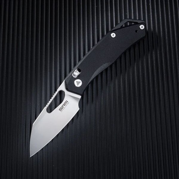 SRM Knives CUB 261M-GB Ambi Lock Folder Black G10 154 CM Stahl