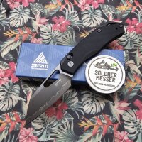 SRM Knives CUB 261M-GB2 Ambi Lock Folder Black G10 140Cr...
