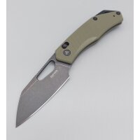 SRM Knives CUB 261M-GP Ambi Lock Folder Olive G10 154 CM...