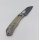 SRM Knives CUB 261M-GP Ambi Lock Folder Olive G10 154 CM Stahl