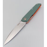 SRM Knives Qrick 408L-GX Hidden Flipper 14C28N Stahl G10