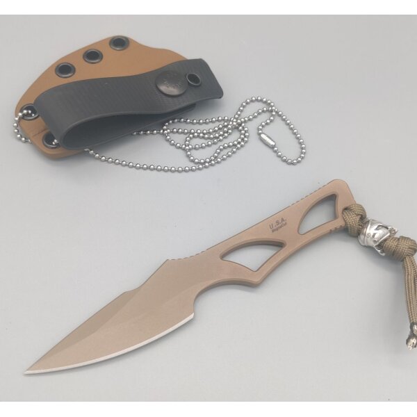 Spartan Blades Enyo Fixed Blade MagnaCut Kydexscheide FDE Made in USA